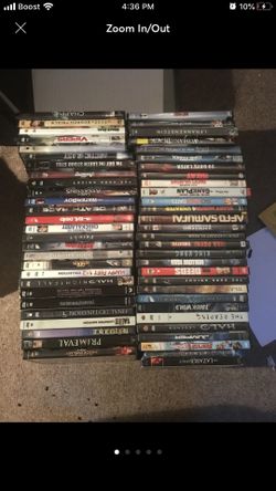 Lot of 52 dvds 2 Blu-ray’s