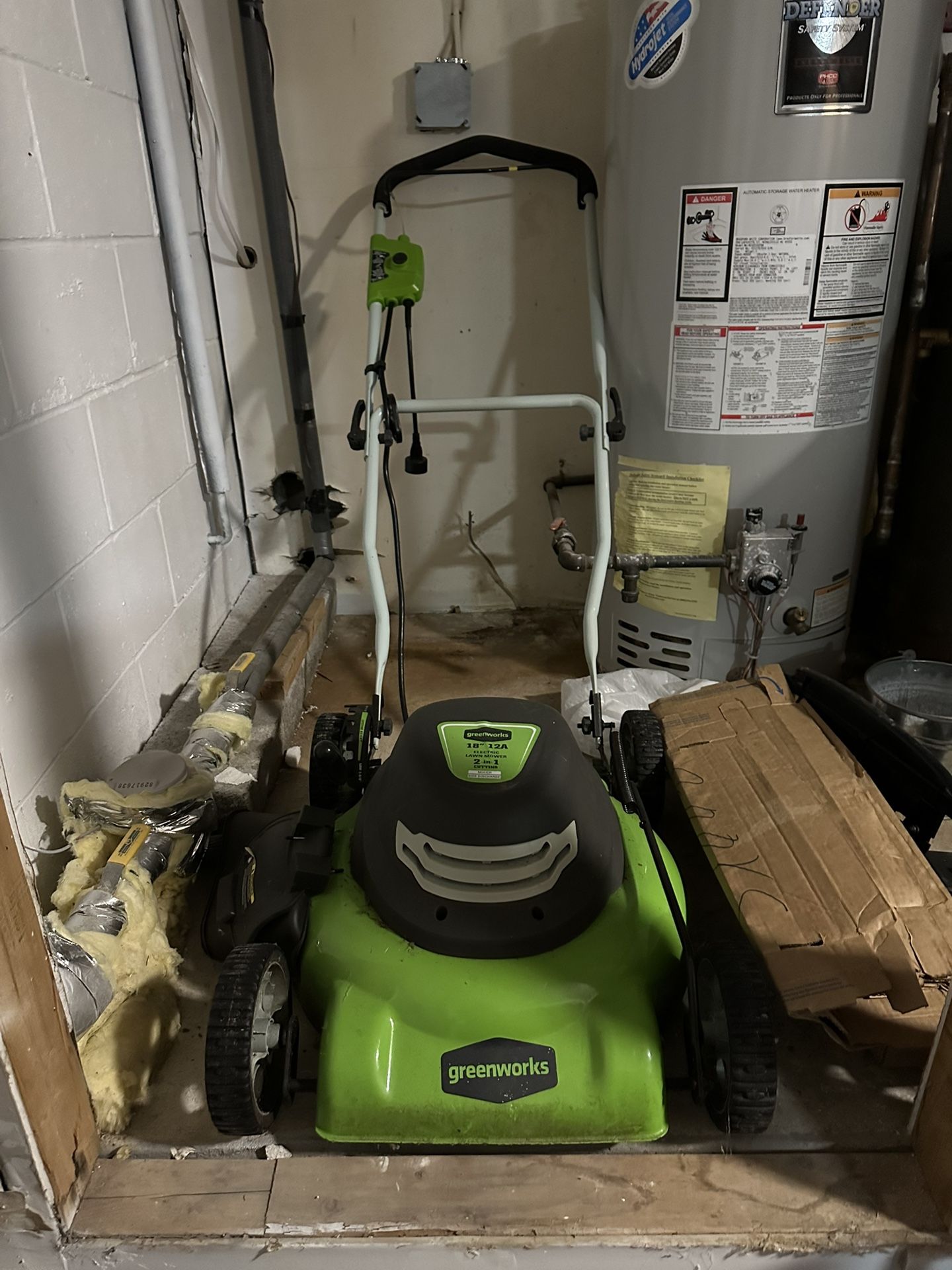 Green works Lawn Mower