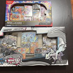 BNIB Pokémon Unova Heavy Hitter & Lucario ex Figure Collection