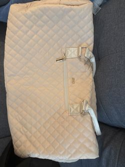 LOVEVOOK Quilted Weekender Duffel Bag - Brand New with Tags (Beige)