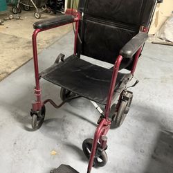  Nova Lightweight Transport Wheelchair 
