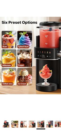 Slushy and ice cream machine