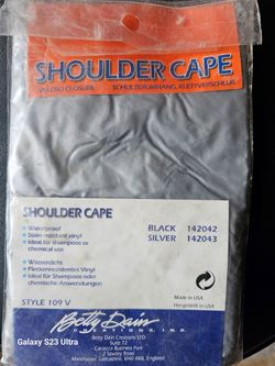 Shoulder Shampoo Cape