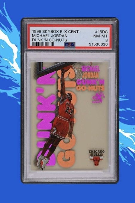 Michael Jordan Dunk N Go Nuts Psa