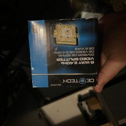 GE Tech 6-Way 2.4 GHz Video Splitter