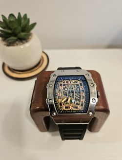 New RM Style Luxury Watch Silver