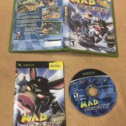 Mad Dash Racing (Microsoft Xbox, 2001) Complete w/ Registration Card 