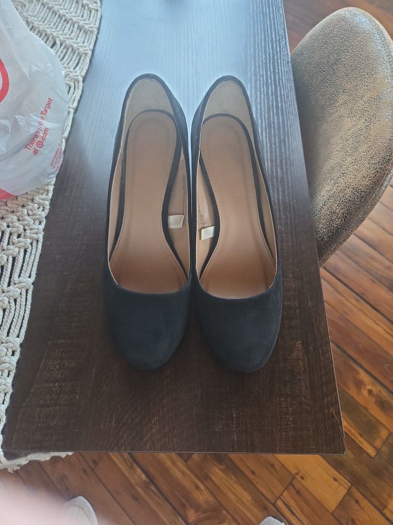 Suede Wedge Shoes