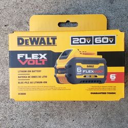 Dewalt 20v Flexvolt Battery 6.0 Ah Brand New
