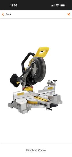 Dewalt 10” Cordless Double Bevel Miter Saw Tool Only 