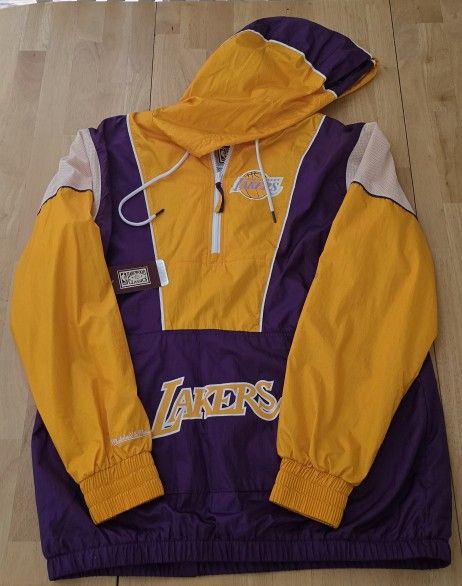 Lakers Mitchell & Ness Hardwood Classics Windbreaker
