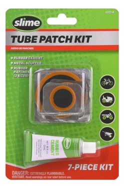 Slime 7-Piece Bike Inner Tube Patch Kit - Model 1022-A