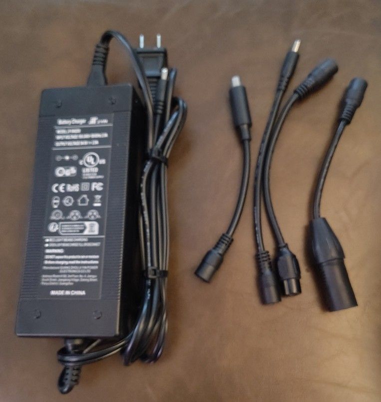 54.6 Volt Electric Scooter Bicycle Charger With Adapters