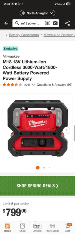 M18 power supply