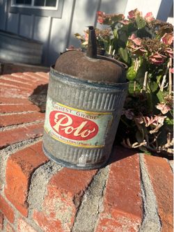 Vintage 1 gal Polo oil/gas can
