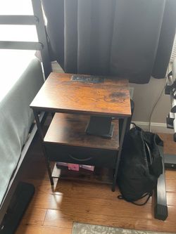 Nightstand with charging station