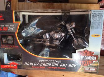 Harley Davidson Fatboy Remote Control Motorcycle