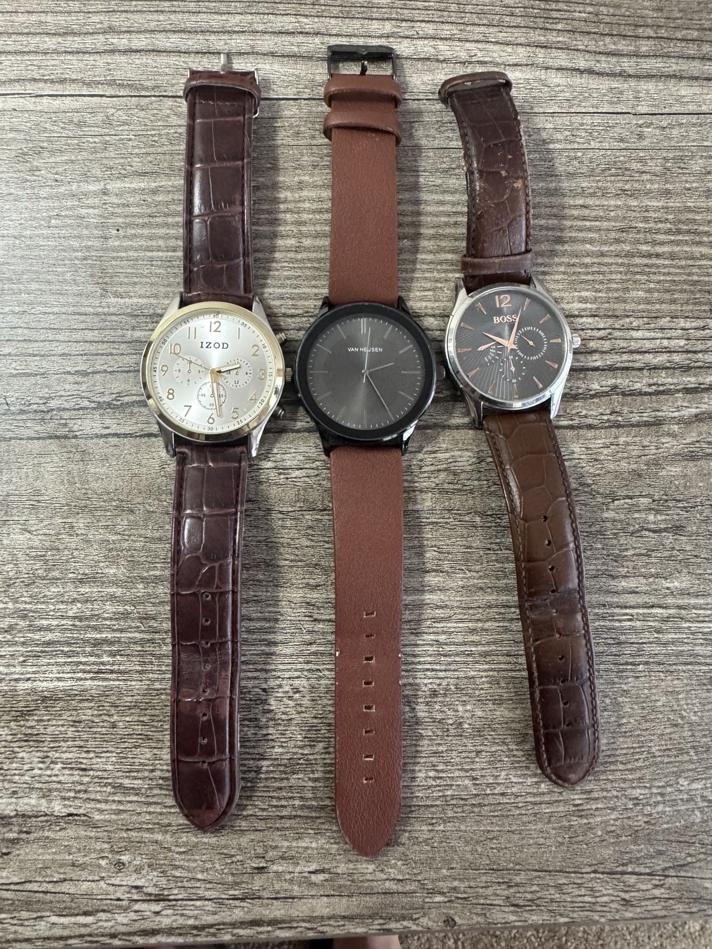 3 Non Working Watch Bundle (Boss, iZod, Van Heusen)