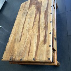 Large Coffee table made of hard wood. 