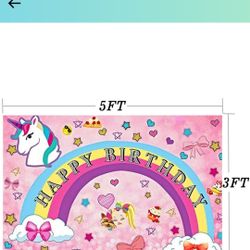 Jojo Siwa Birthday Backdrop 