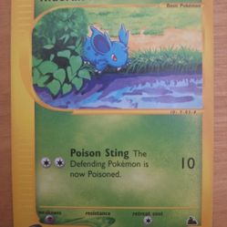 LP Nidoran F Pokémon Card (Skyridge, E-Reader, 82/144)