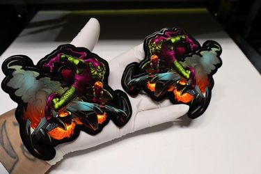 Green Goblin Fender Badges 