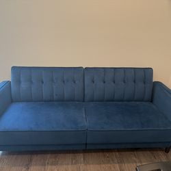 Blue Reclinable Couch