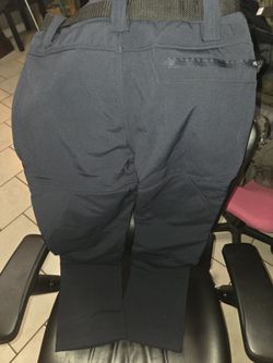 F.A. 952303 Dark Navy 30W/30L Fleese Lined Softshell Snow Ski Pants