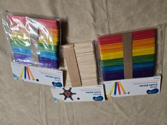 New craft popsicle sticks