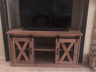 Tv console stand