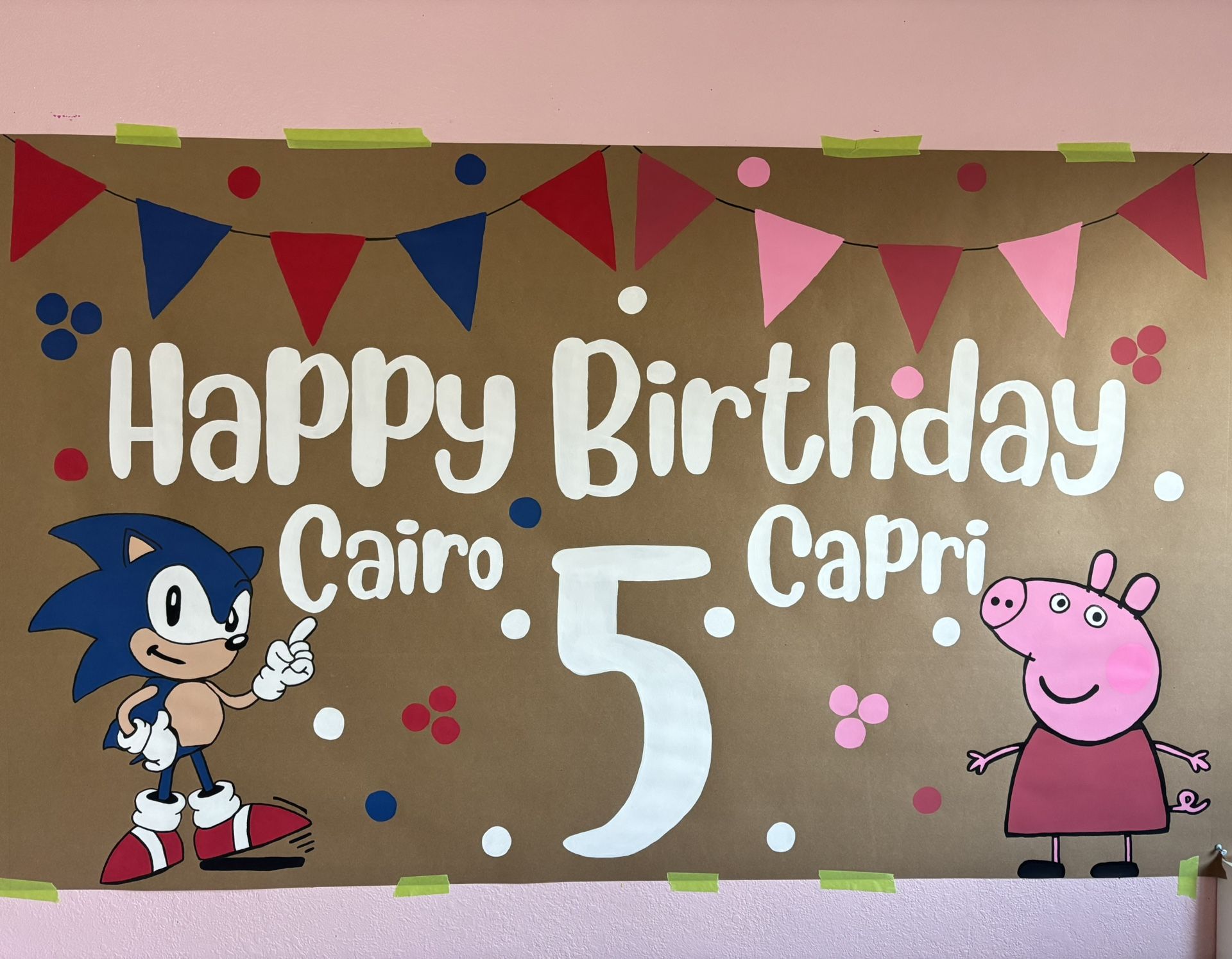 Custom Hand Painted Banner