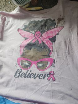 Pink breast cancer shirt