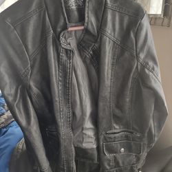 Women's Faux Leather Jacket