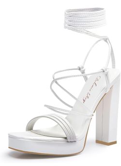 Strappy Wedding Heels