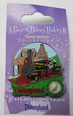 Disney DLR Piece of Disney History Disney Railroad Mickey Mouse PP Pin
