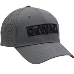 DEWALT Men's 1-Size Charcoal Polyester Mojave CoolPro Hat with Water Repelling Finish