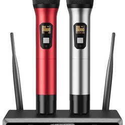 TONOR Wireless Microphone System, Professional Metal Cordless