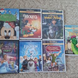 7 Disney DVDs