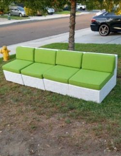 Green patio furniture deep seating cushions Sunbrella patio cushions high quality outdoor patio furniture ☑️🆕✅