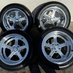 Intro Hauler All Polished 17x11 With Toyo Extensa 315/35/17 Tires For Obs Or C-10 Chevy🔥🔥🔥