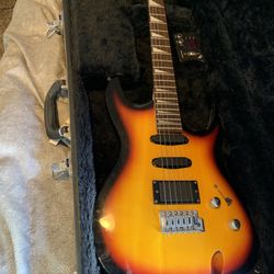 Ibanez Electric Guitar With Case