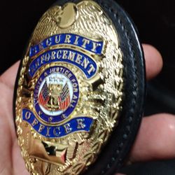 Security Metal Badge 