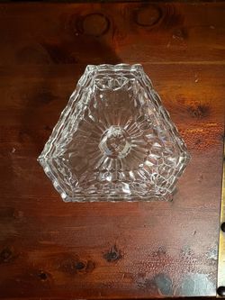 Clear Crystal Glass Decorative Bowl