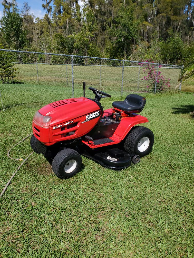 huskee riding lawn mower for sale