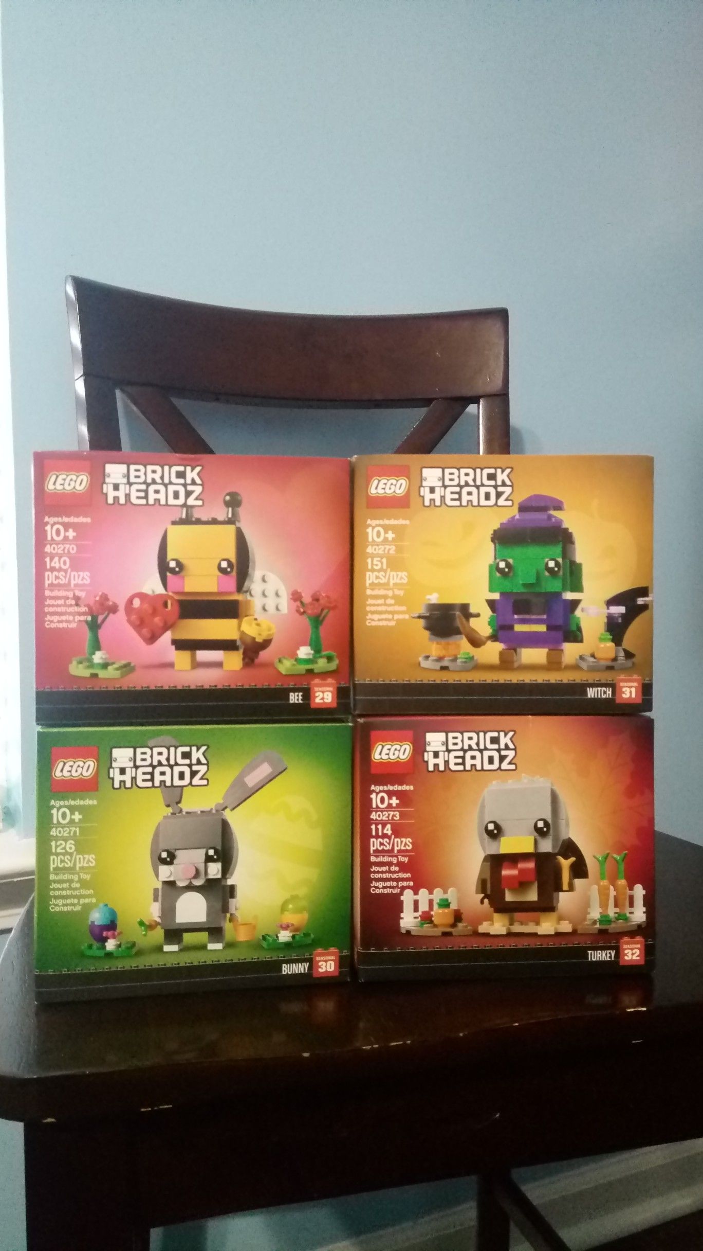 Lego BRICKHEADZ Bee Bunny Witch Turkey 40270 40271 40272 40273 toys