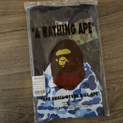 Light Blue Camo Bape Tee