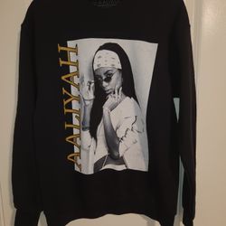 Aaliyah R&B Singer Promo Sweater Adult Small Medium Crewneck Sweatshirt Pullover