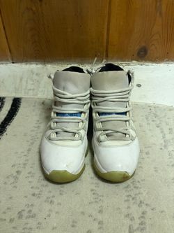 Air Jordan 11 White Gum Sole Sneakers