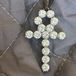 18K GOLD PLATED CROSS PENDANT 