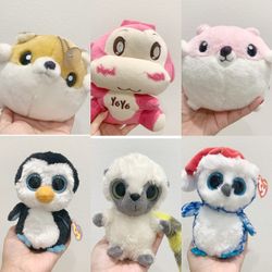 $5 plush toy cute stuffed animal penguin hamster pink monkey